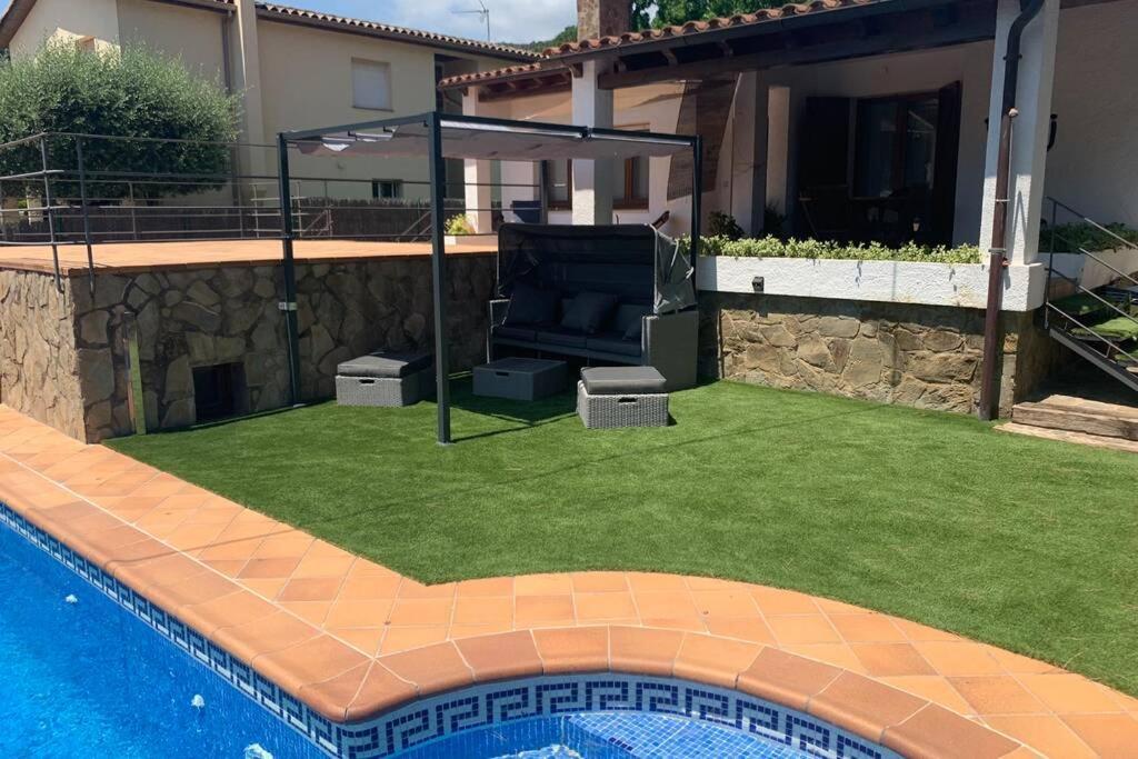 卡隆赫Casa Con Piscina En La Costa Brava别墅 外观 照片